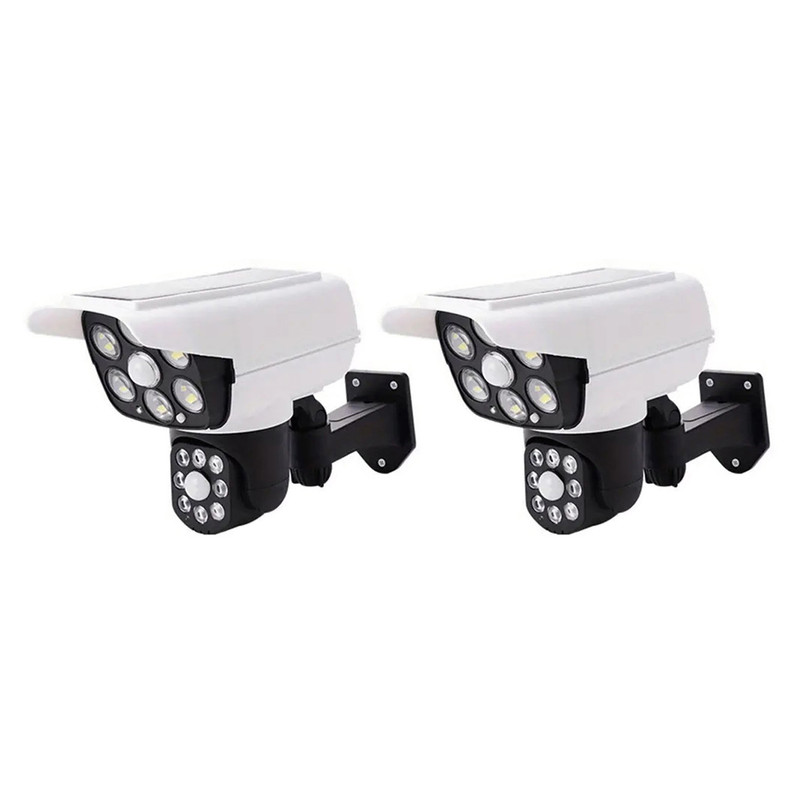چراغ پارکی خورشیدی مدل New-360 درجه بسته 2 عددی