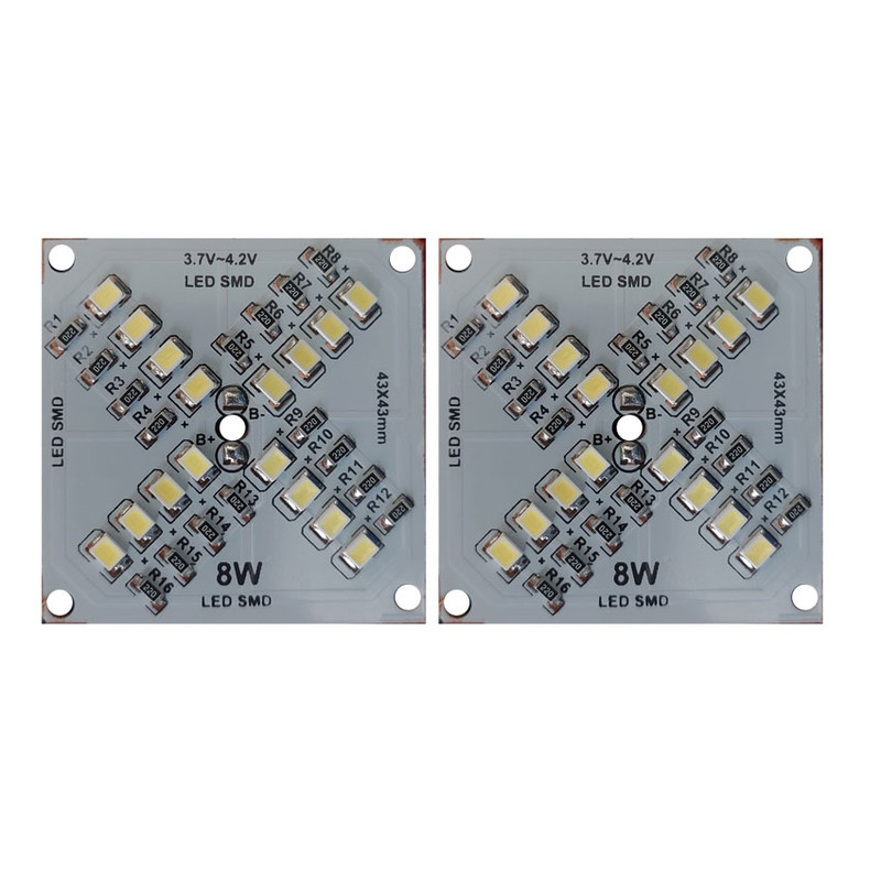 چیپ ال ای دی مدل LED-SMD توان 8 وات بسته 2 عددی