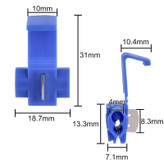 کانکتور اتصال سریع ده ده الکتریک گروپ مدل انشعابی کد FG1.5-2.5--4-6 بسته 35 عددی